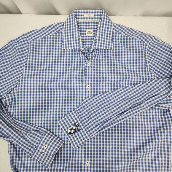 Peter Millar Other - Peter Millar Size Large Gingham Long-Sleeve Button-up Men's Shirt